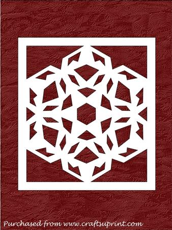 Christmas Snowflake Topper 1