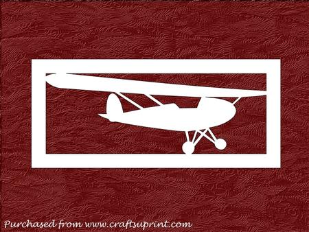 Vintage Plane Topper