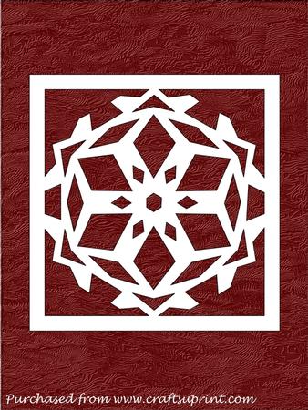 Christmas Snowflake Topper 2