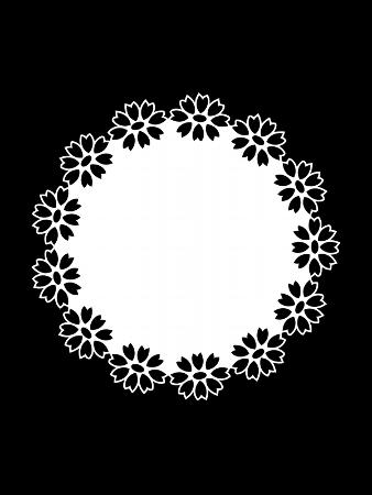 FLORAL CIRCLE MAT 6