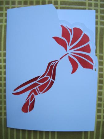 Humming Bird And Flower