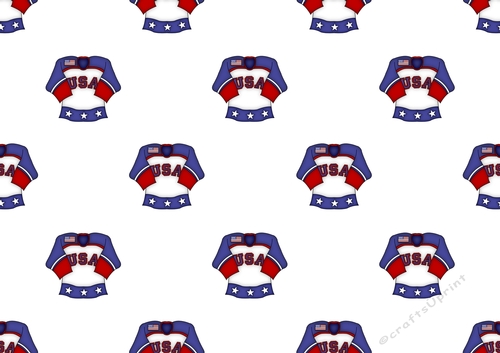 Hockey Jersey Backing Paper