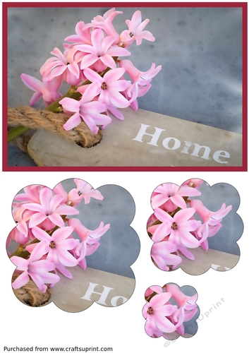 New Home Hyacinth Scalloped Pyramid