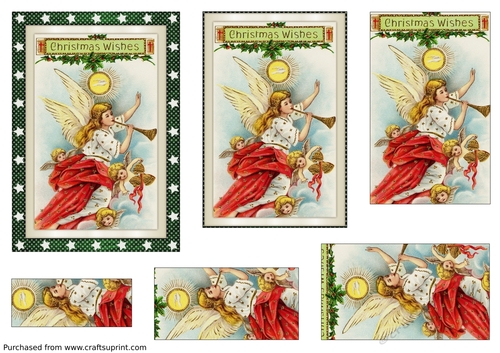 Christmas Angels Pyramid