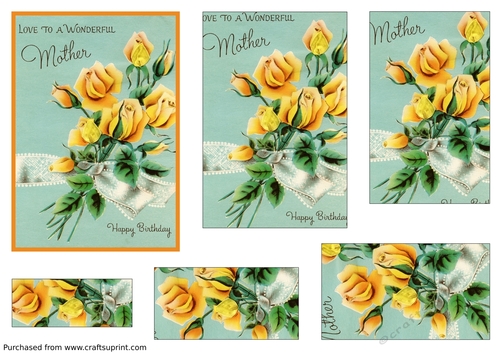 Mothers Day Card Pyramid