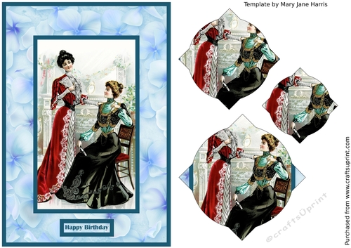 Vintage Ladies Splendid Pyramid