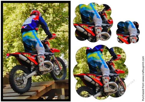 Hard Enduro Rider Scalloped Pyramid 4