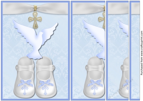 Baby Boy Booties and Dove Side Stacker