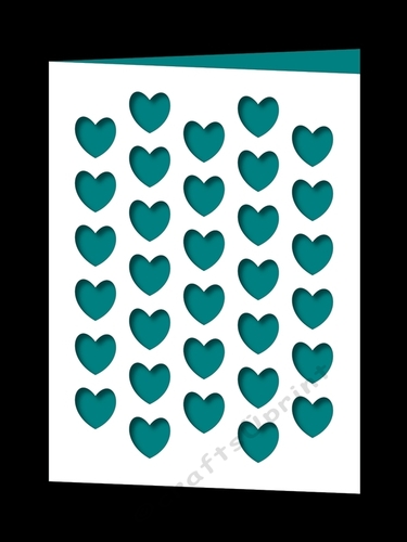 HEART SHAPES CARD