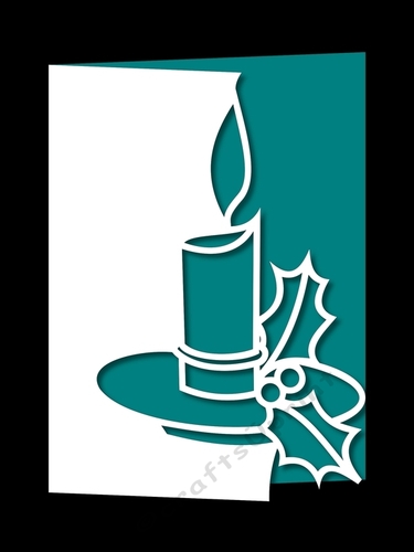OVER THE EDGE CHRISTMAS CANDLE 4