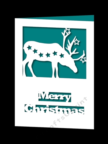 CHRISTMAS REINDEER CARD