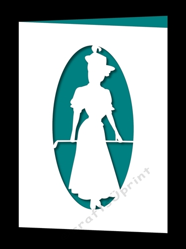 VINTAGE GOLF LADY