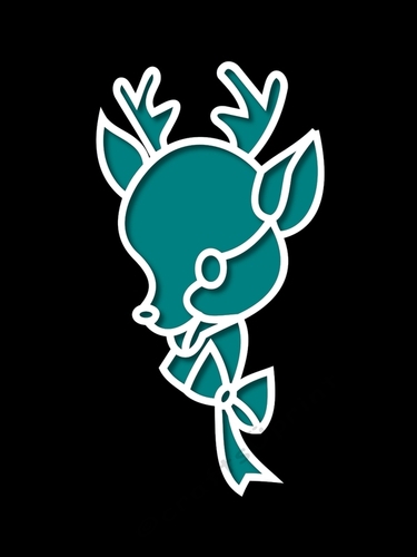 CHRISTMAS REINDEER TOPPER 2