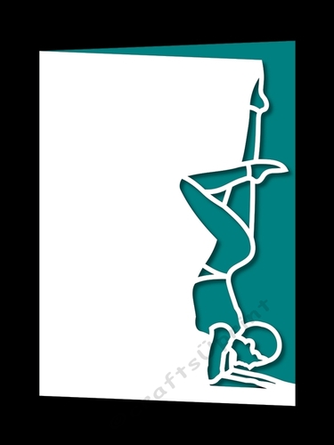 OVER THE EDGE YOGA CARD