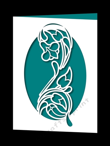 FLORAL APERTURE CARD 1