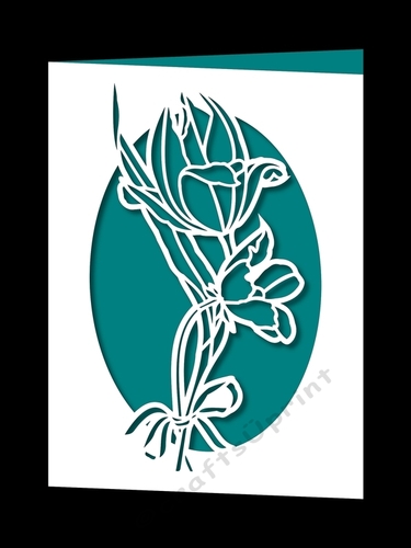 FLORAL APERTURE CARD 2