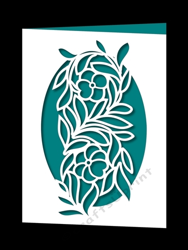 FLORAL APERTURE CARD 4