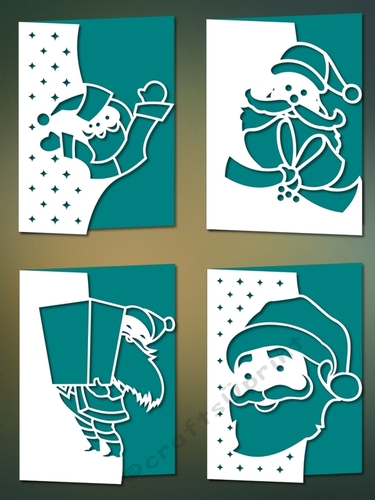 SANTA CLAUS CARD SET