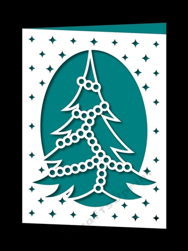 CHRISTMAS TREE APERTURE CARD 7