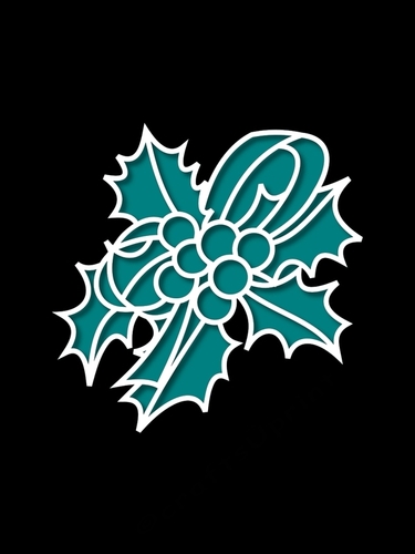 CHRISTMAS HOLLY TOPPER 2