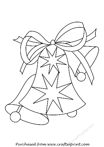 Christmas Bells Digital Stamp 8