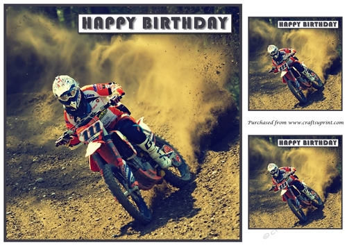 Dirt Biker Topper