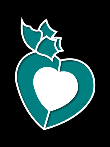 HEART WITH BUTTERFLY TOPPER
