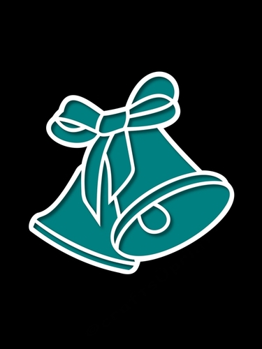 CHRISTMAS BELLS WITH BOW TOPPER