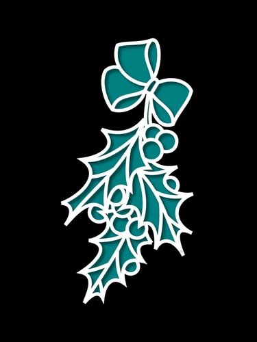 CHRISTMAS HOLLY TOPPER 3