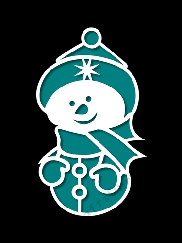 CHRISTMAS SNOWMAN TOPPER 5