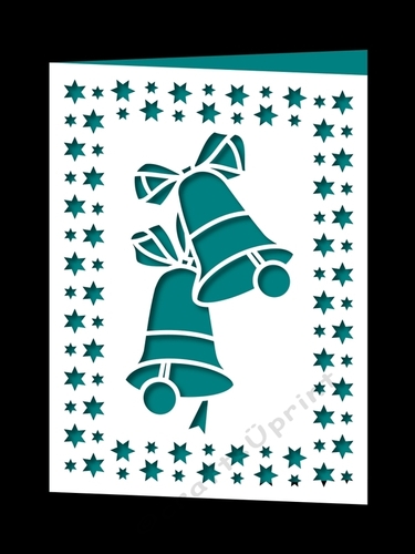 CHRISTMAS BELLS FRAMED CARD 10