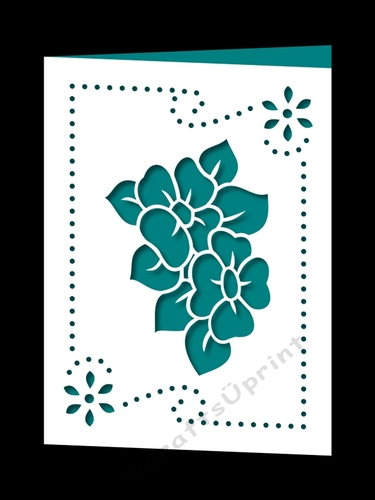 FLORAL FRAMED CARD 39