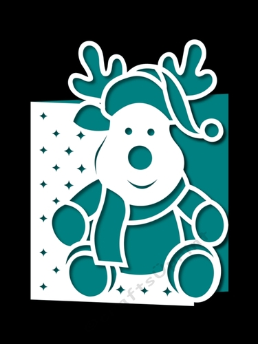 CHRISTMAS REINDEER OVER THE TOP