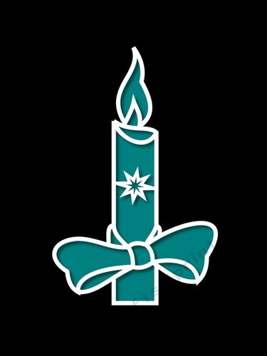 CHRISTMAS CANDLE TOPPER 10