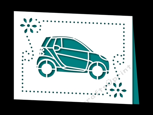 CAR FRAMED CARD 5