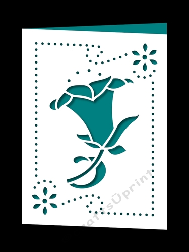FLOWER FRAMED CARD 6