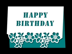 BIRTHDAY FLORAL OVER THE EDGE 1