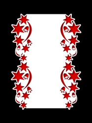 CHRISTMAS BELLS AND STARS MAT