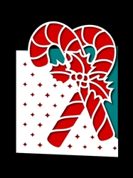 CHRISTMAS CANDY CANES OVER THE TOP