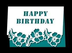BIRTHDAY FLORAL OVER THE EDGE 3