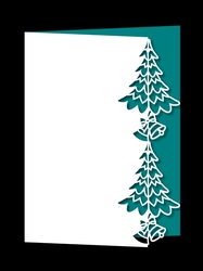 CHRISTMAS TREE BORDER EDGE 8