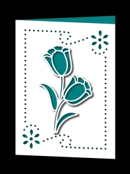 FLOWER FRAMED CARD TOPPER 3