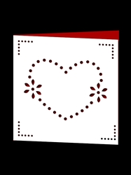 FLORAL SQUARE CARD 8