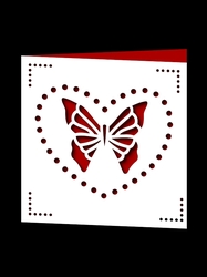 BUTTERFLY SQUARE CARD 8