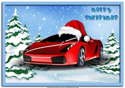Christmas Car A4
