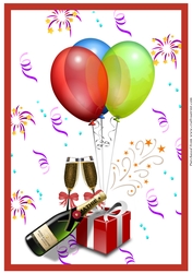 Anniversary Card A4