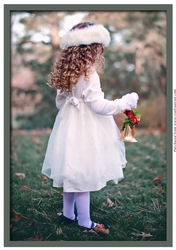 Christmas Girl with Bell A4