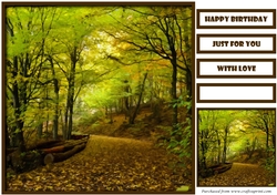 Autumn Scape Quick Card