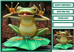 Funny Frog Quick Card 2
