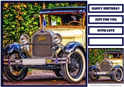 Vintage Cars Quick Card 1
